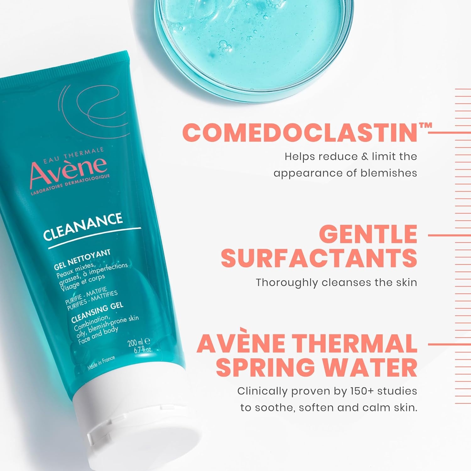 image:imageAvne Cleanance Cleansing Gel Soap Free Cleanser for Acne Prone Oily Face amp Body AlcoholFree67 Fl Oz Pack of 1