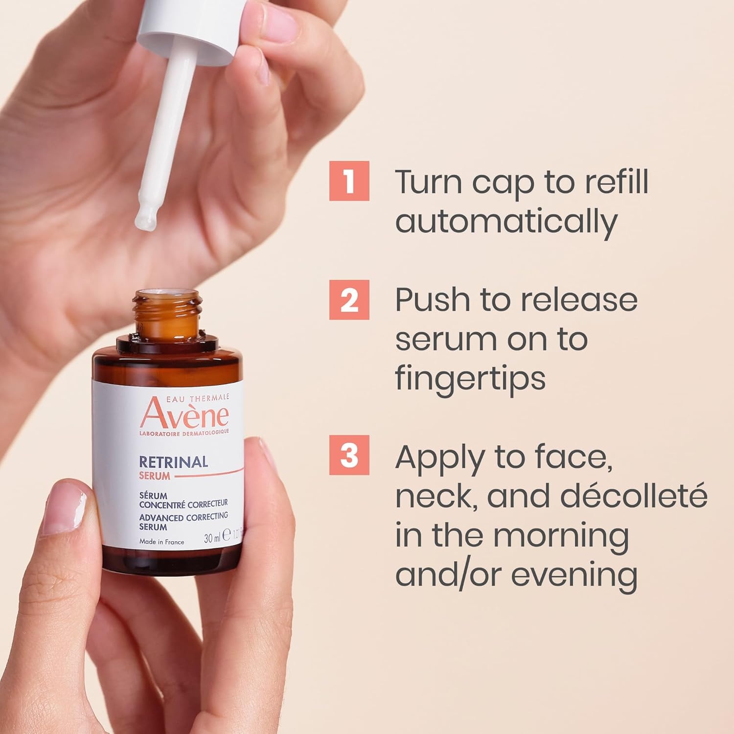 image:imageAvne RetrinAL Advanced Correcting Serum with Hyaluronic Acid amp Niacinamide amp Bakuchiol that firms plumps amp renews skin Visibly minimize the appearance of fine lines amp wrinkles 1 Fl Oz