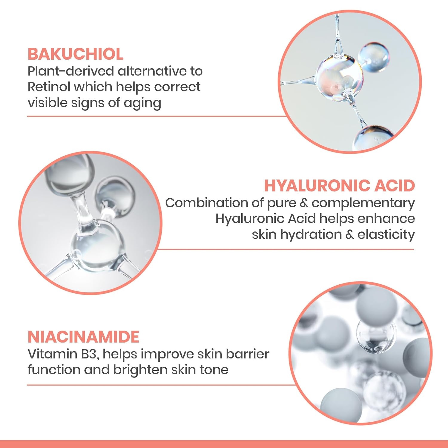 image:imageAvne RetrinAL Advanced Correcting Serum with Hyaluronic Acid amp Niacinamide amp Bakuchiol that firms plumps amp renews skin Visibly minimize the appearance of fine lines amp wrinkles 1 Fl Oz