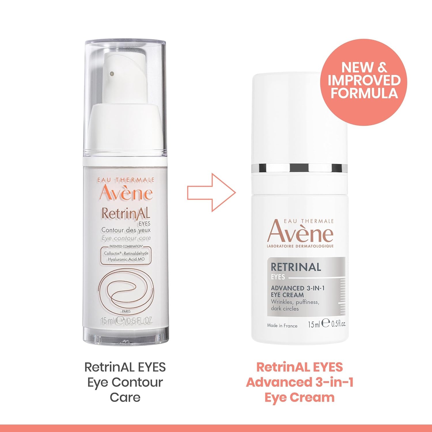 image:imageAvne Retrinal EYES Advanced 3In1 Eye Cream Retinal eye cream Powered by Retinaldehyde amp Hyaluronic Acid Helps smooth wrinkles minimizes undereye puffiness amp dark circles eye cream antiagingNew and Improved Formula