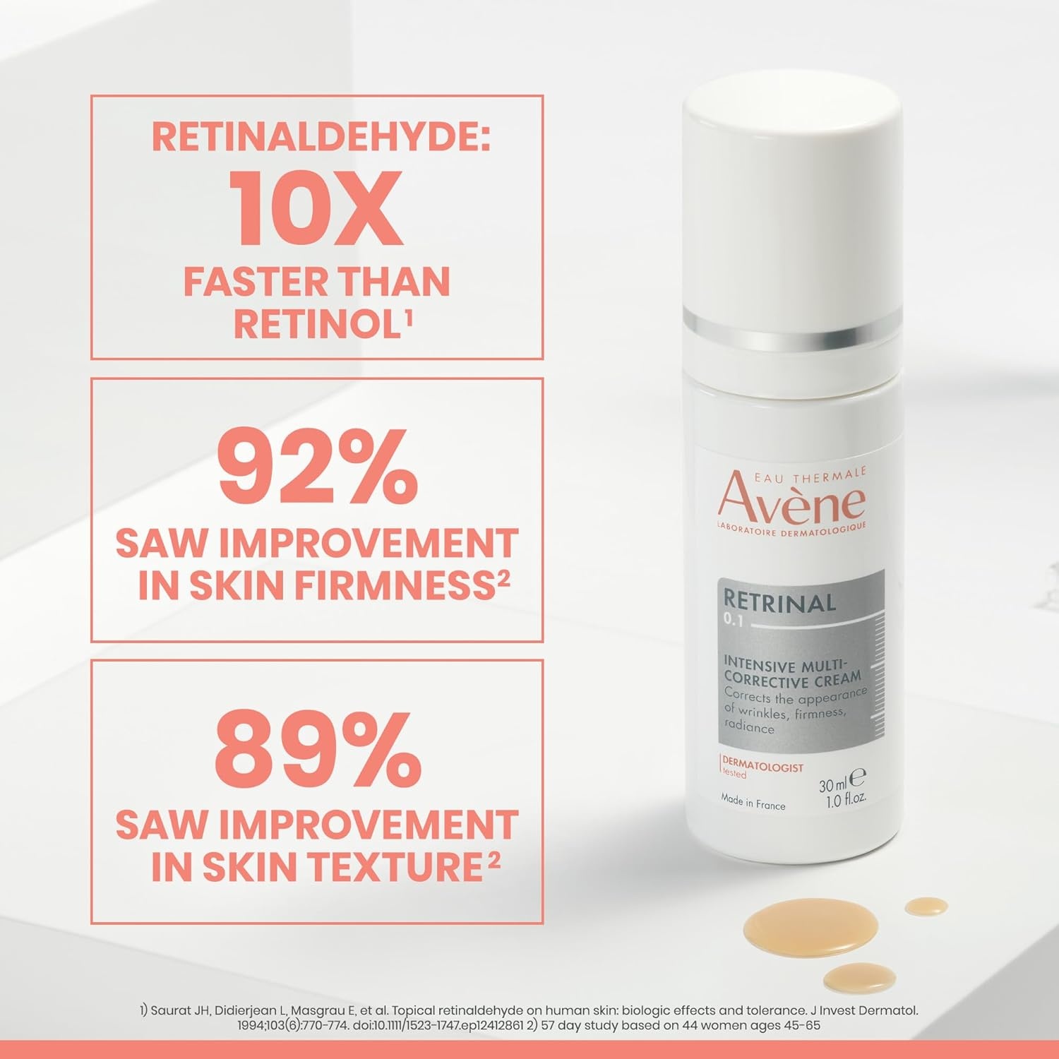 image:imageAvne Retrinal Intensive MultiCorrective Cream Retinal Face Cream Formulated with Retinaldehyde Niacinamide amp Hyaluronic Acid Antiaging Cream Visibly Reduces Wrinkles amp Fine Lines 1 Fl OzRetrinal 01