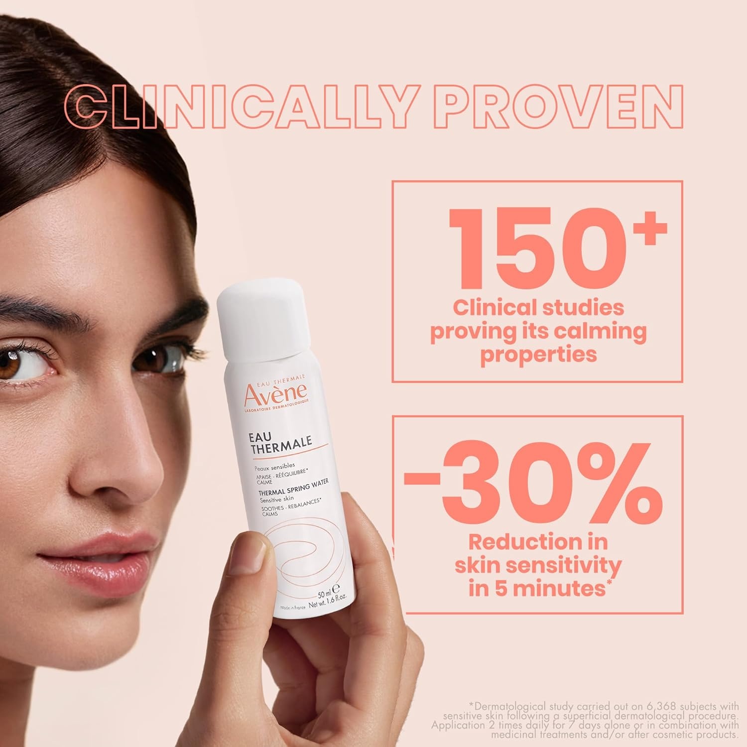 image:imageAvne Thermal Spring Water Soothing Calming Facial Mist Spray for Sensitive Skin Soothes Softens Calms Skin Formulated with Mineral amp Biological Properties16 Fl Oz Pack of 1