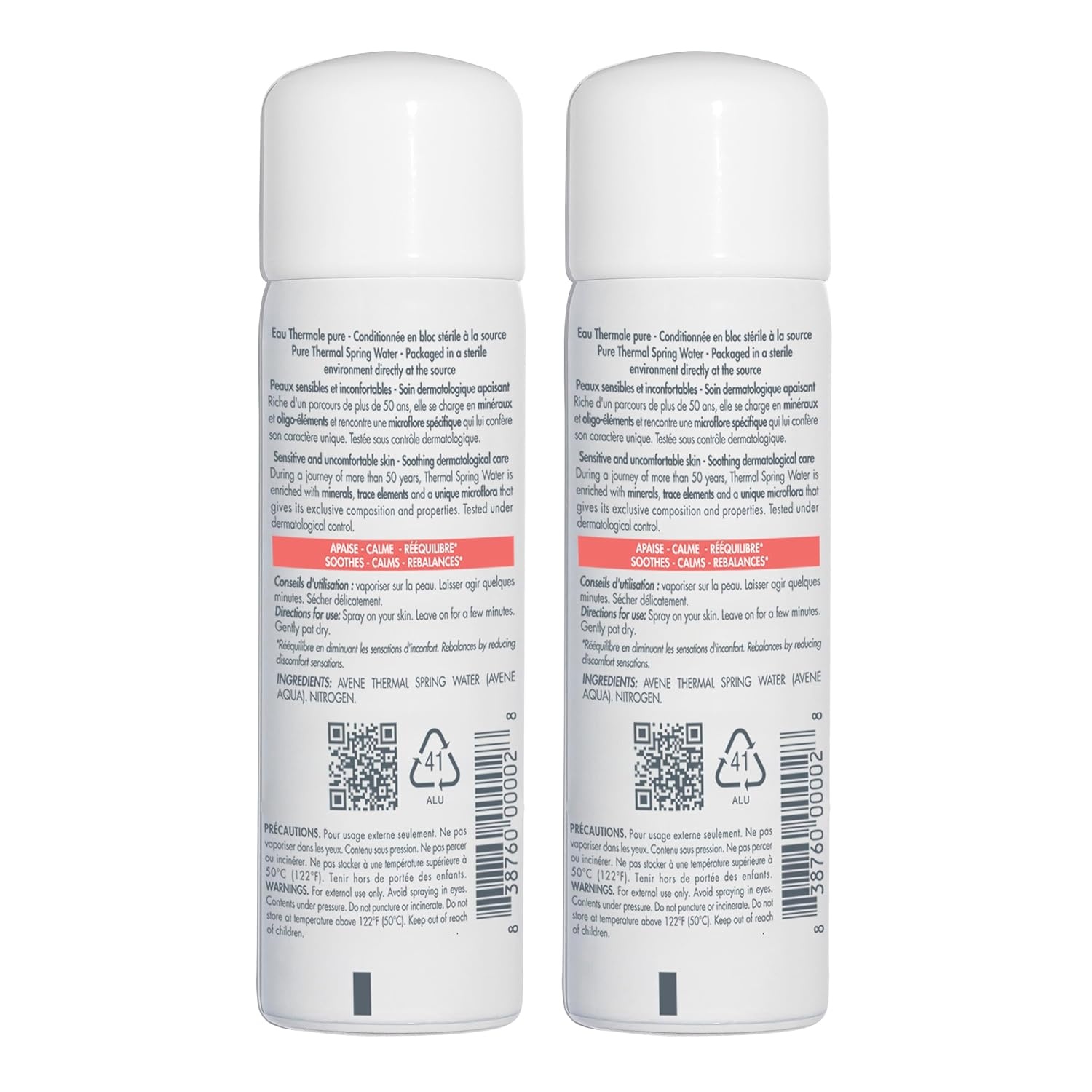 image:imageAvne Thermal Spring Water Soothing Calming Facial Mist Spray for Sensitive Skin Soothes Softens Calms Skin Formulated with Mineral amp Biological PropertiesTravel Size Duo