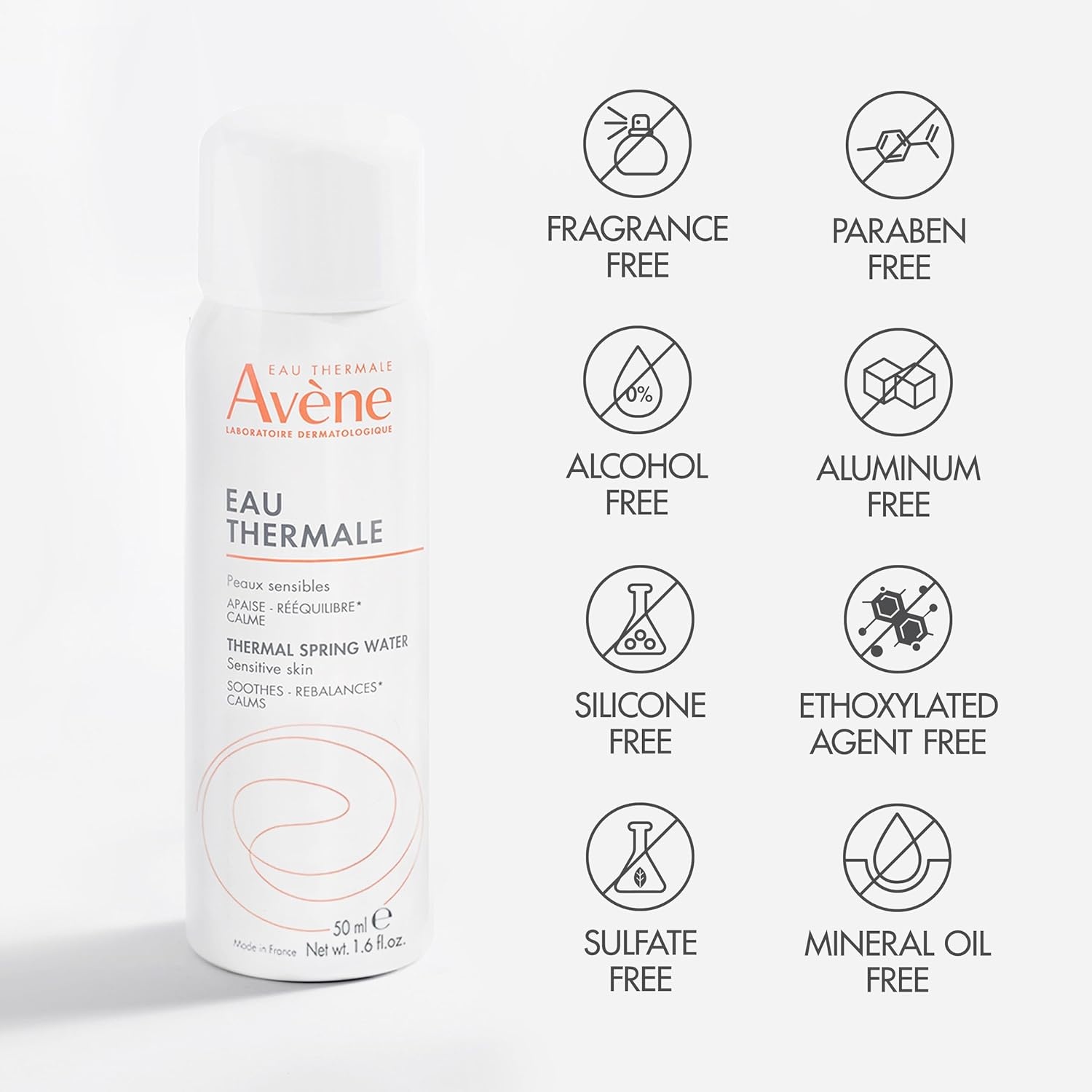 image:imageAvne Thermal Spring Water Soothing Calming Facial Mist Spray for Sensitive Skin Soothes Softens Calms Skin Formulated with Mineral amp Biological PropertiesTravel Size Duo
