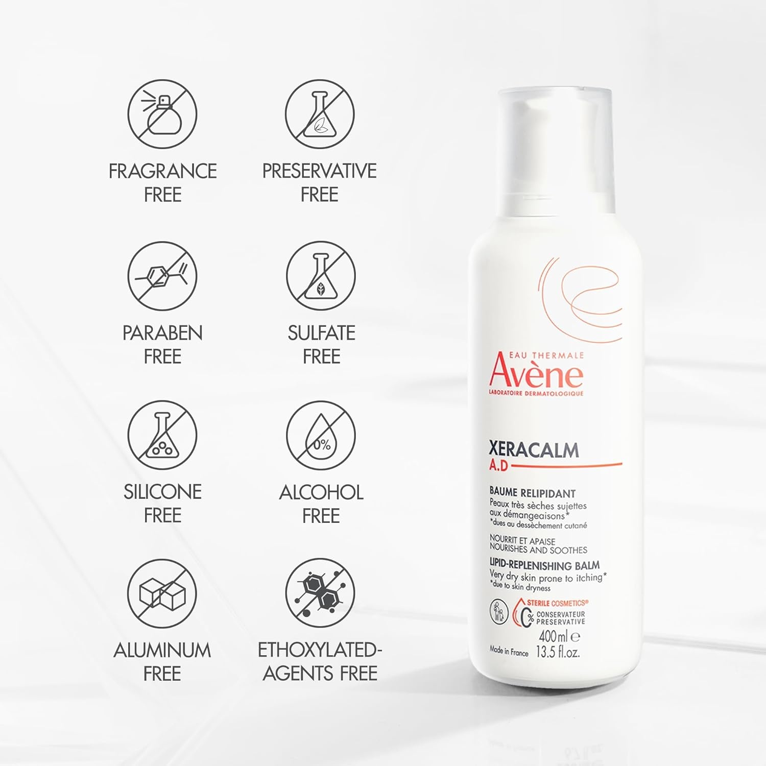 image:imageAvne XeraCalm AD LipidReplenishing Balm Atopic Dermatitis EczemaProne Skin For dry itchy Skin Restore Skin Barrier Infants Children amp Adults No Preservatives FragranceFree 67 Oz135 Ounce Pack of 1