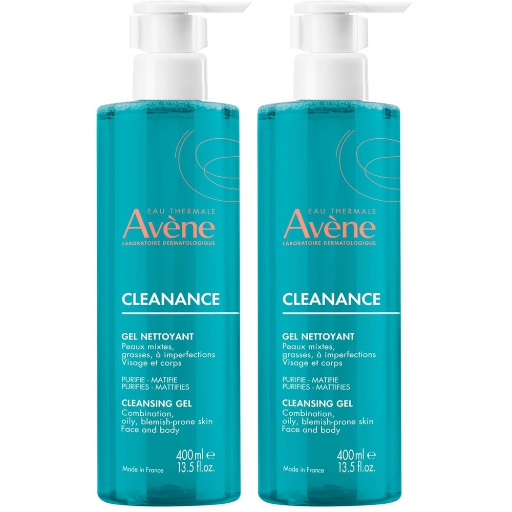 image:imageAvne Cleanance Cleansing Gel Soap Free Cleanser for Acne Prone Oily Face amp Body AlcoholFree135 Fl Oz Pack of 2