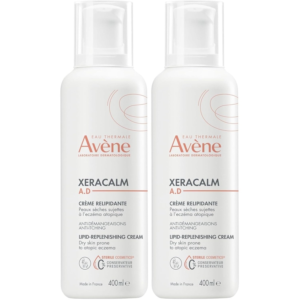image:imageAvne XeraCalm AD LipidReplenishing Cream Atopic Dermatitis EczemaProne No Preservatives FragranceFree Pump 135 Oz135 Fl Oz Pack of 2