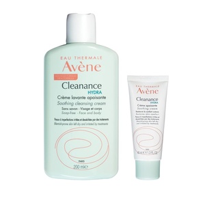 image:imageAvne Cleanance HYDRA Soothing Cream Rich Moisturizer Adjunctive Care for Drying Acne Treatments 13 Oz2 Piece Set