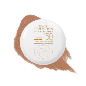 image:imageAvne Mineral Tinted Compact SPF 50 100 Mineral Filter Tinted Sunscreen FragranceFree for Sensitive Water Resistant NonGreasy Does not Contain Avne Thermal Spring WaterHoney  03 Ounce Pack of 1