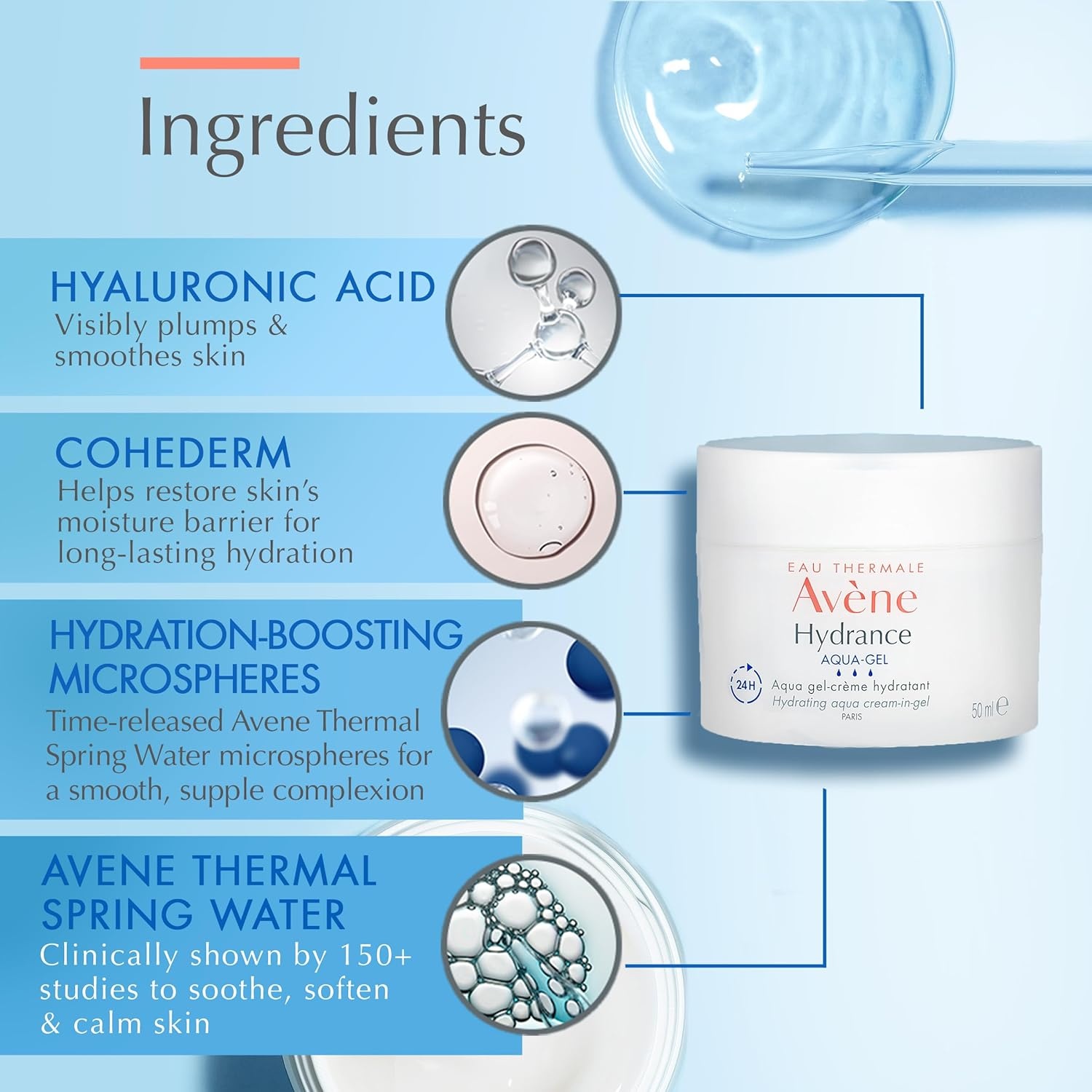 image:imageAvne Hydrance Hydrating Aqua CreaminGel 24 Hour Hydration Antioxidant Protection16 Fl Oz Pack of 1