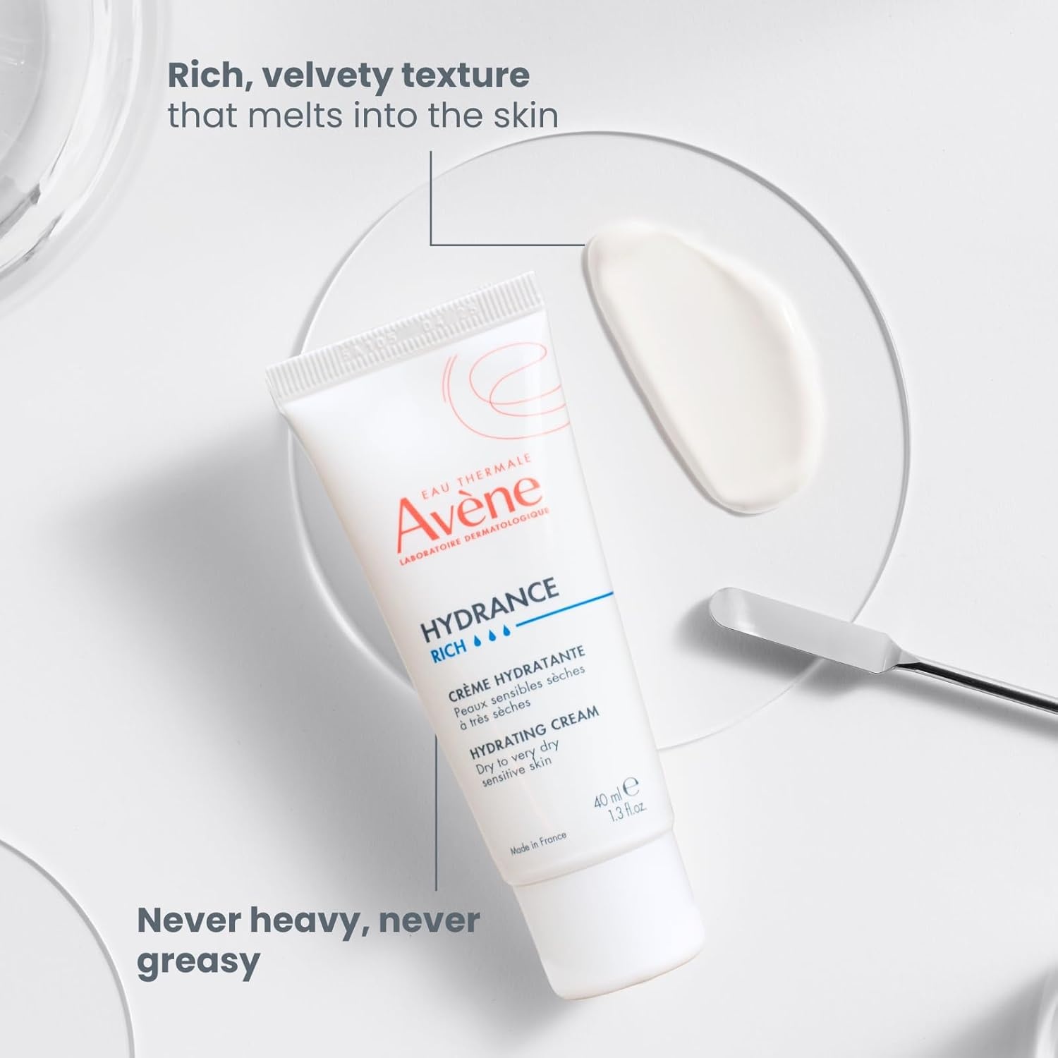 image:imageAvne Hydrance RICH Hydrating Cream Daily Face Moisturizer Soothes feelings of skin tightness amp discomfort associated with dryness Dry skin moisturizer NonComedogenic 13 Oz13 Ounce Pack of 1