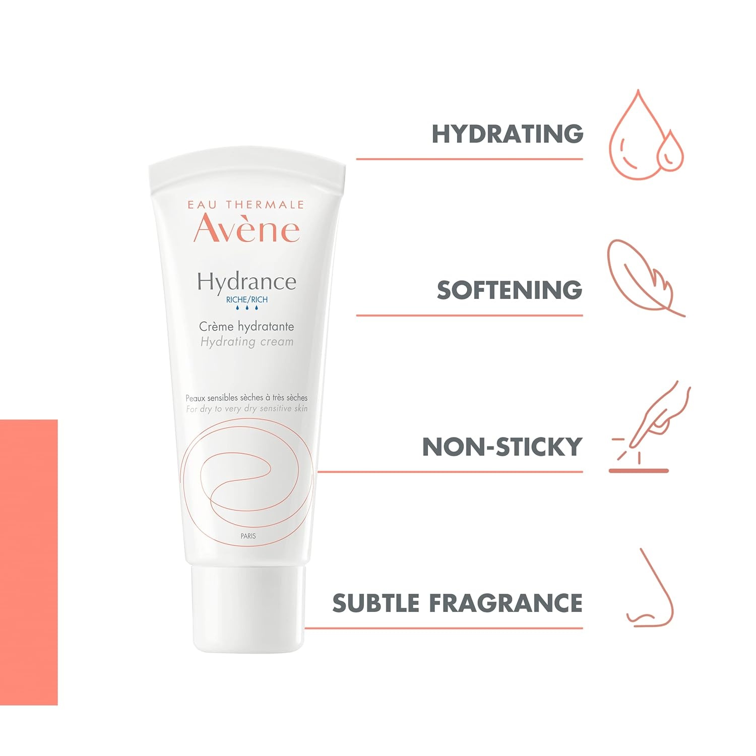 image:imageAvne Hydrance RICH Hydrating Cream Daily Face Moisturizer Soothes feelings of skin tightness amp discomfort associated with dryness Dry skin moisturizer NonComedogenic 13 Oz13 Ounce Pack of 2