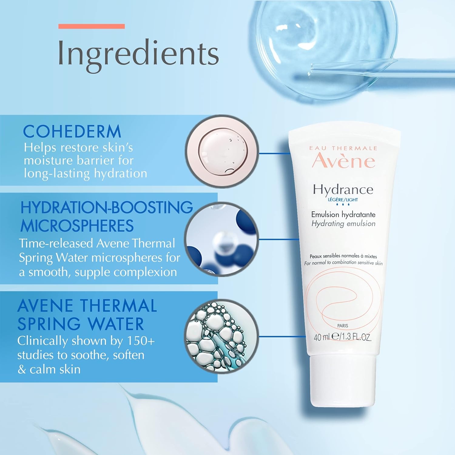 image:imageAvne Hydrance RICH Hydrating Cream Daily Face Moisturizer Soothes feelings of skin tightness amp discomfort associated with dryness Dry skin moisturizer NonComedogenic 13 Oz13 Ounce Pack of 2