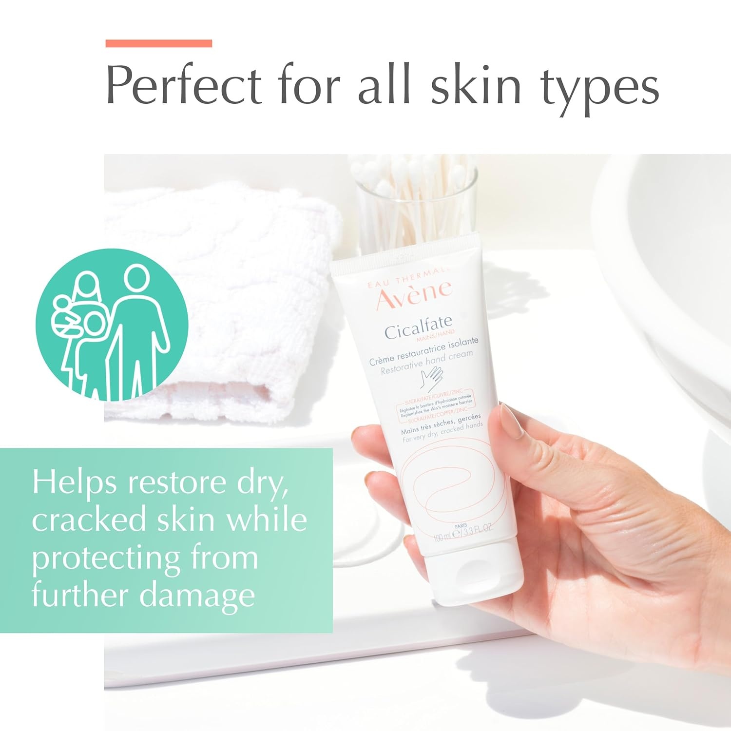 image:imageAvne Cicalfate Hand Cream Intense Nourishing Lotion for Dry Cracked Hands 33 Oz