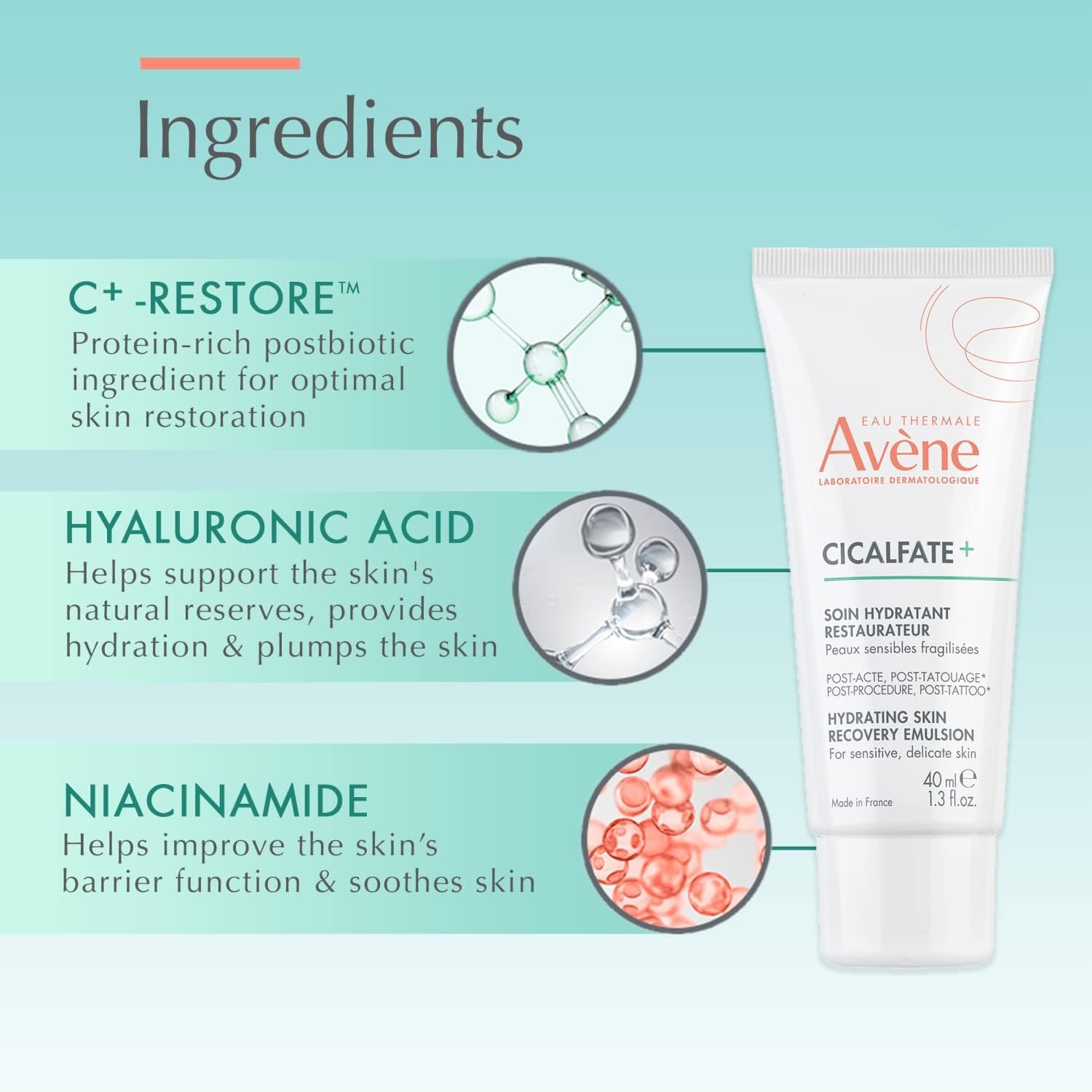 image:imageAvne Cicalfate Hydrating Skin Recovery Emulsion for postprocedure amp posttattoo helps restore skin barrier 24hr hydration 13 Fl Oz13 Fl Oz Pack of 2