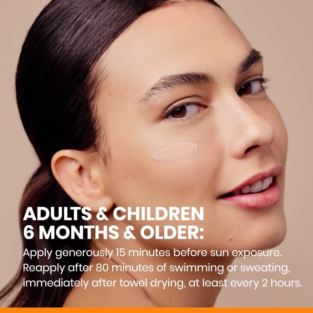 image:imageAvne Mineral Sunscreen SPF 50 Face Lotion fast absorbing 100 Mineral Sunscreen Protects against UV pollution bluelight With with Zinc Oxide Bisabolol 80 minute water resistance 13 oz